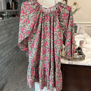 Goodnight Macaroon Floral Swing Dress Sz M - image 1